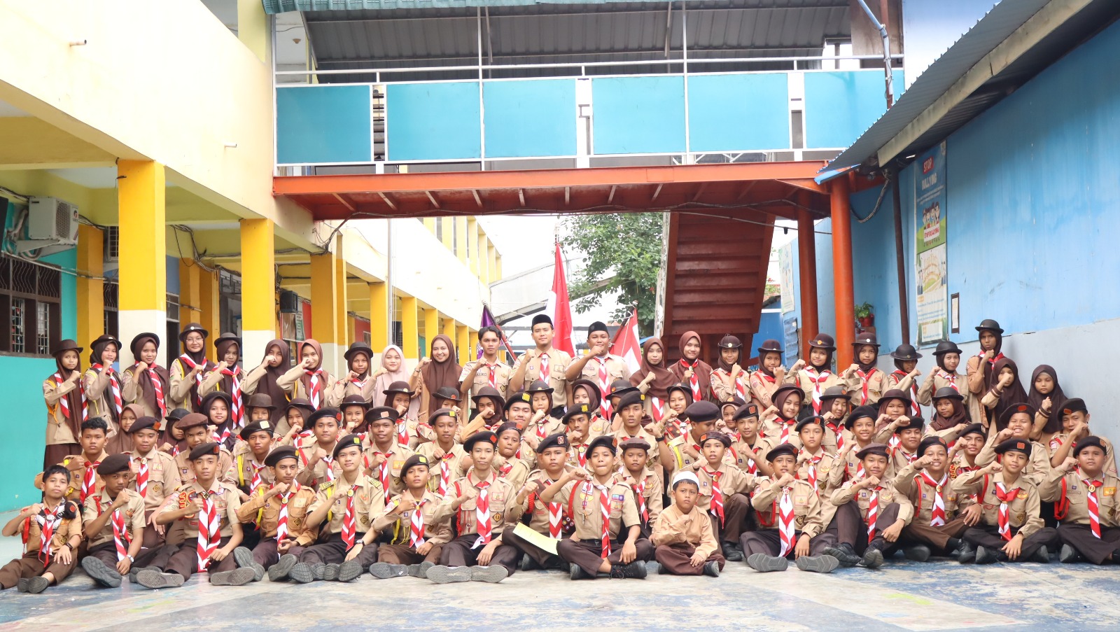 Upacara Peringatan Hari Ulang Tahun Ke-56 Gerakan Pramuka Indonesia Berlangsung Khidmat di Nur Ihsan Islamic Full Day School