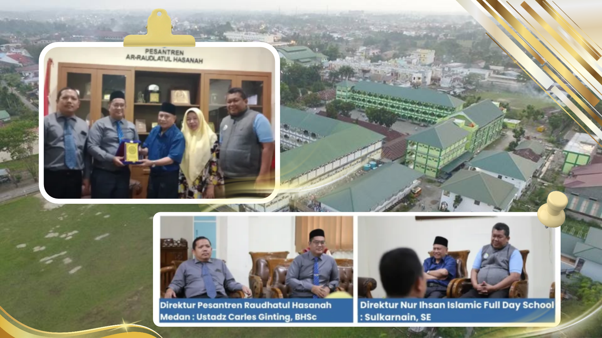 Nur Ihsan Islamic Full Day School Jalin Silaturahmi dan Bahas Kemajuan Pendidikan bersama Pesantren Modern Raudhatul Hasanah Medan